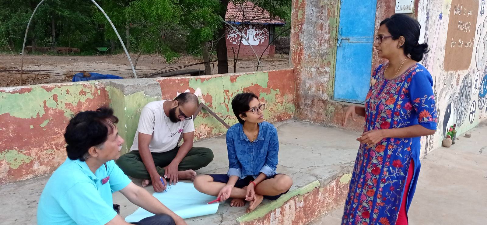 At the Alivelihoods gathering, 2022 — Inner Companion Foundation