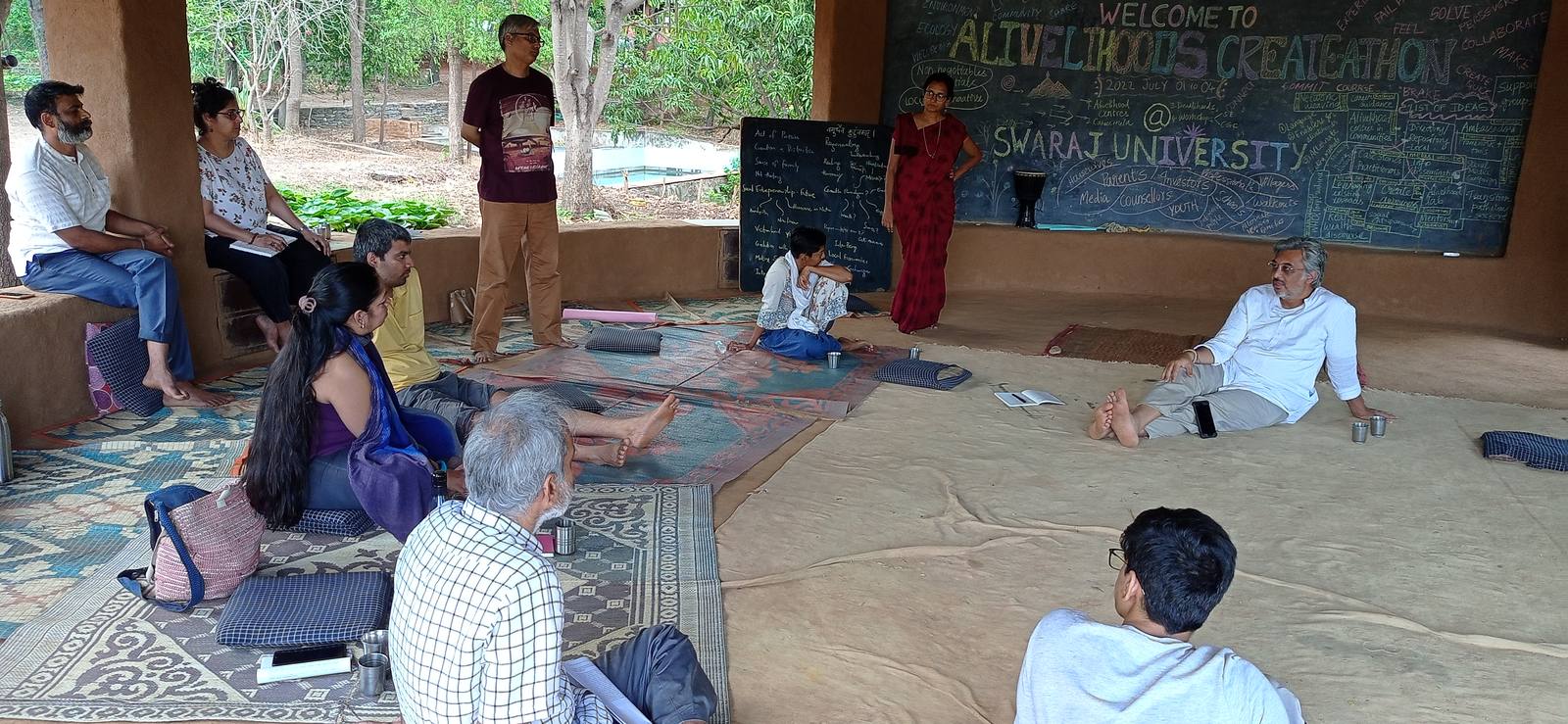 At the Alivelihoods gathering, 2022 — Inner Companion Foundation