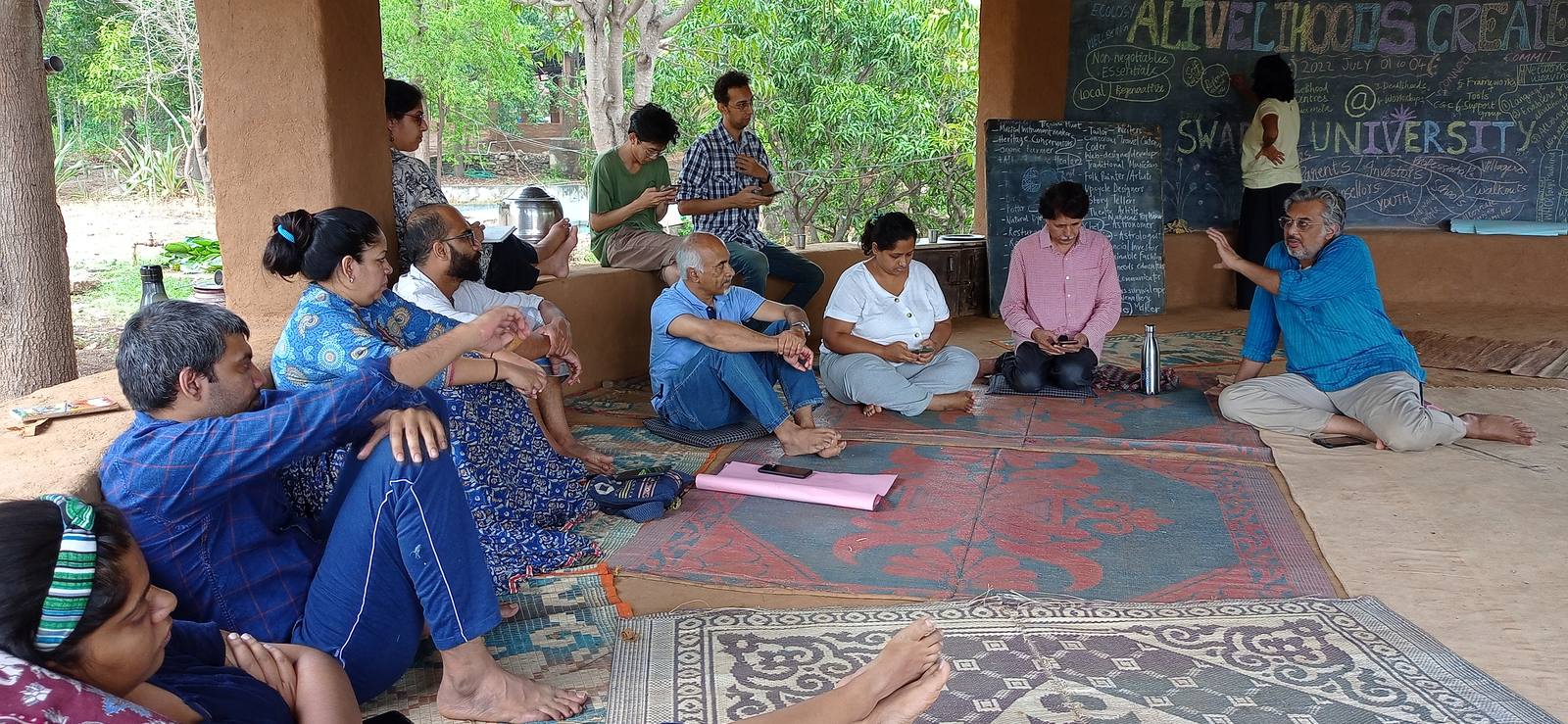 At the Alivelihoods gathering, 2022 — Inner Companion Foundation