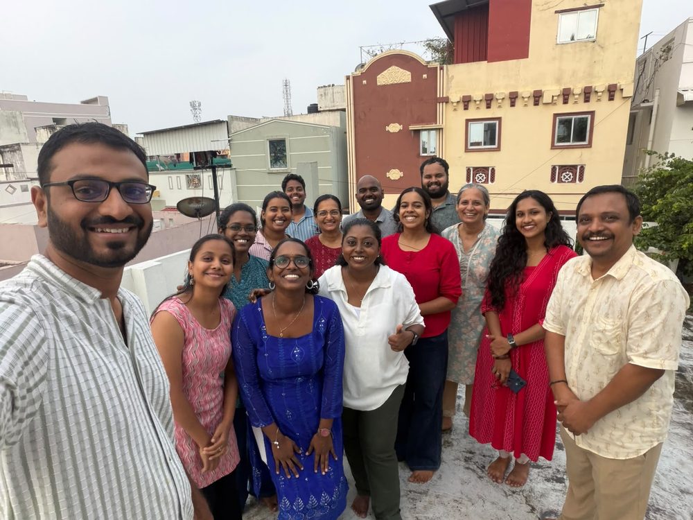 People gathered in conversation at an Inner Companion event in Chennai